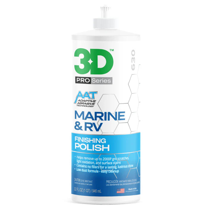 Polimento de acabamento 3D Marine &amp; RV